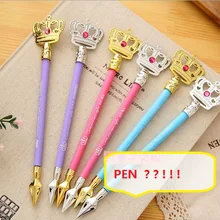 Креативные канцелярские принадлежности для студентов офисные канцелярские принадлежности Корона гелевая ручка Z898