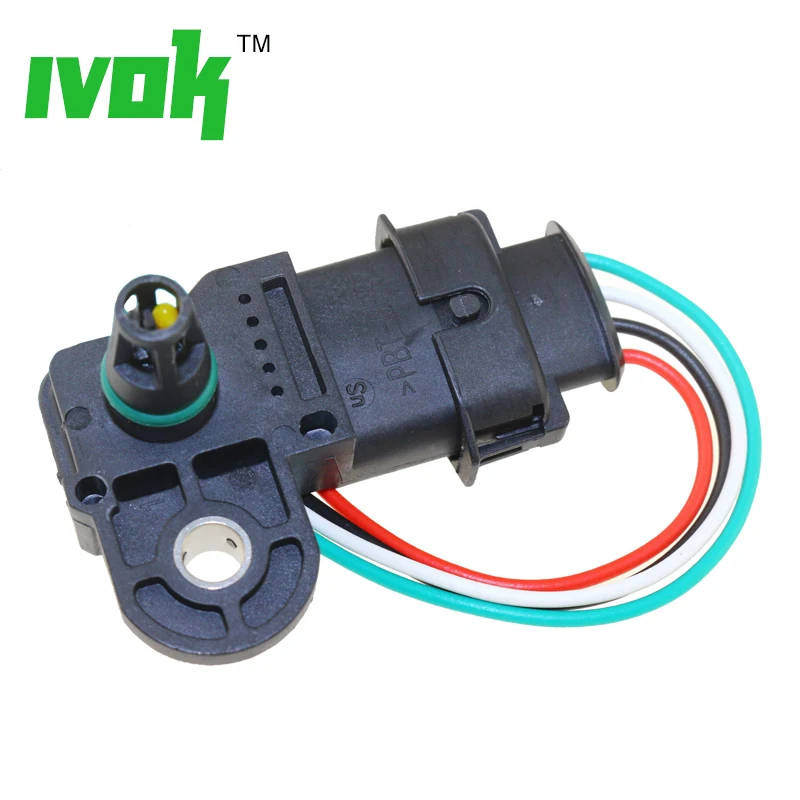 Tbest ABS Map Manifold Sensor de presi/ón de aire Turbo Boost para 0281002437 negro Sensor de presi/ón de aire Turbo Boost