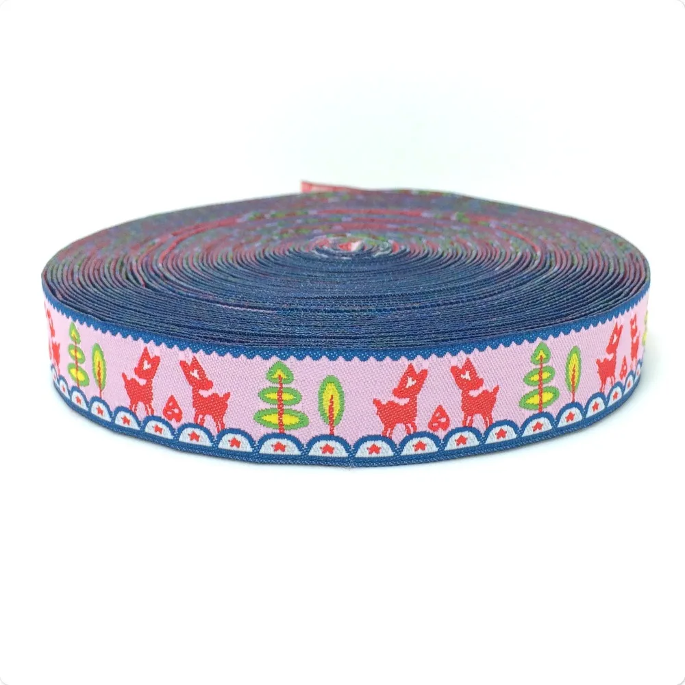 

ZERZEEMOOY Zakka handmade accessories Cartoon ribbon laciness foundation width:1.6cm length:9m Jacquard Ribbon KTZD15110104