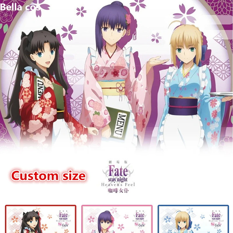 Fate Grand Order Saber Artoria Tohsaka Rin Matou Sakura Cosplay Costume Heavens Feel Cafe Apron Maid Dress Kimono Anime Clothes Game Costumes Aliexpress