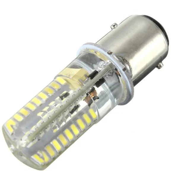 Новое поступление BAY15D 1157 72 светодиодный 3014 SMD силиконовый Кристалл Морской Свет Лодка Лампа AC/DC12-24V Теплый чистый белый