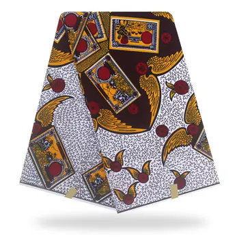 

African Wax printed fabric leaves pattern real african wax fabric guaranteed real Ankara wax prints 100%cotton for dress