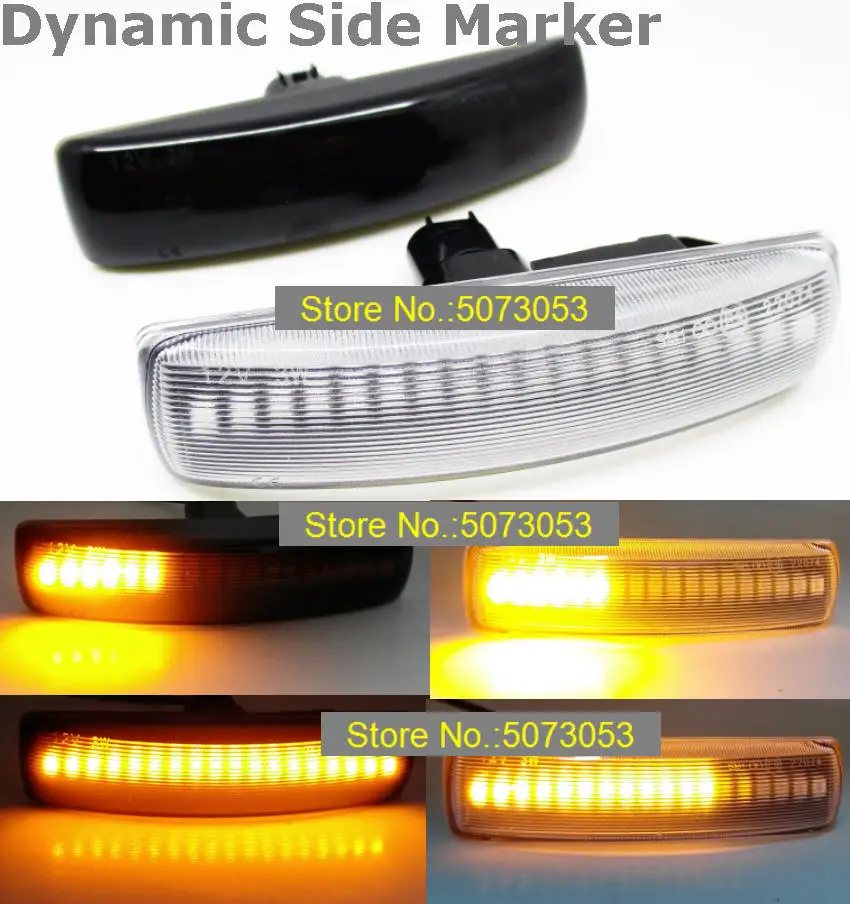 

Led Dynamic Side Marker Turn Signal Light Sequential Blinker Light For Land Rover Range rover Discovery 3/4 Freelander 2 Sport
