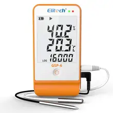 Elitech GSP 6 Temperature and Humidity Data Logger Recorder 16000 Points Refrigeration Cold Chain