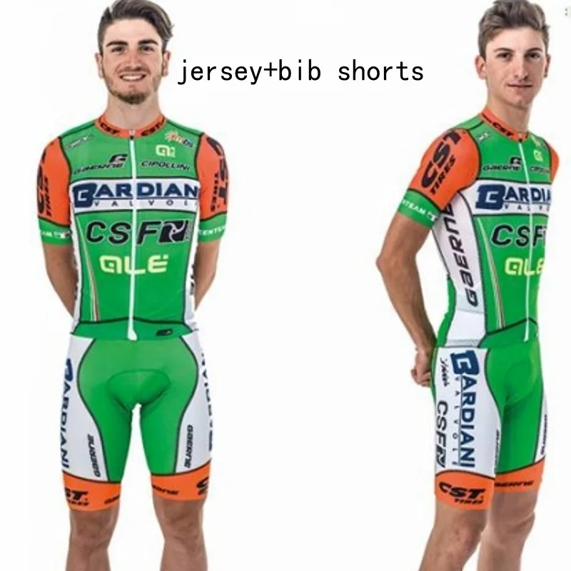 

2018 Pro team bardiani csf cycling jerseys kits summer Bicycle maillot breathable MTB bike clothing Ropa Ciclismo gel pad