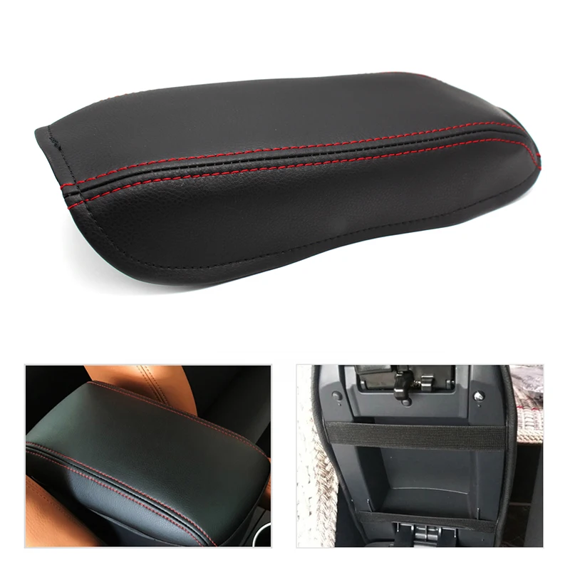 

Car Center Console Armrest Box Microfiber Leather Trim Protective Cover For Honda City 2008 2009 2010 2011 2012 2013 2014