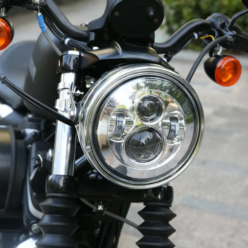 7inch LED headlight chrome3800