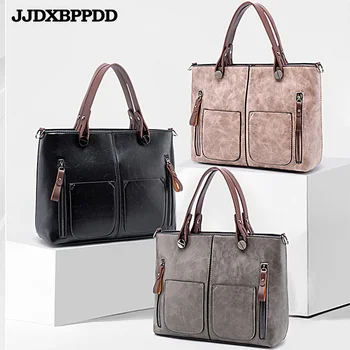 

Vintage Women Shoulder Bag Female Causal Totes Messenger for Daily Shopping All-Purpose High Quality Dames Crossbody Handbag