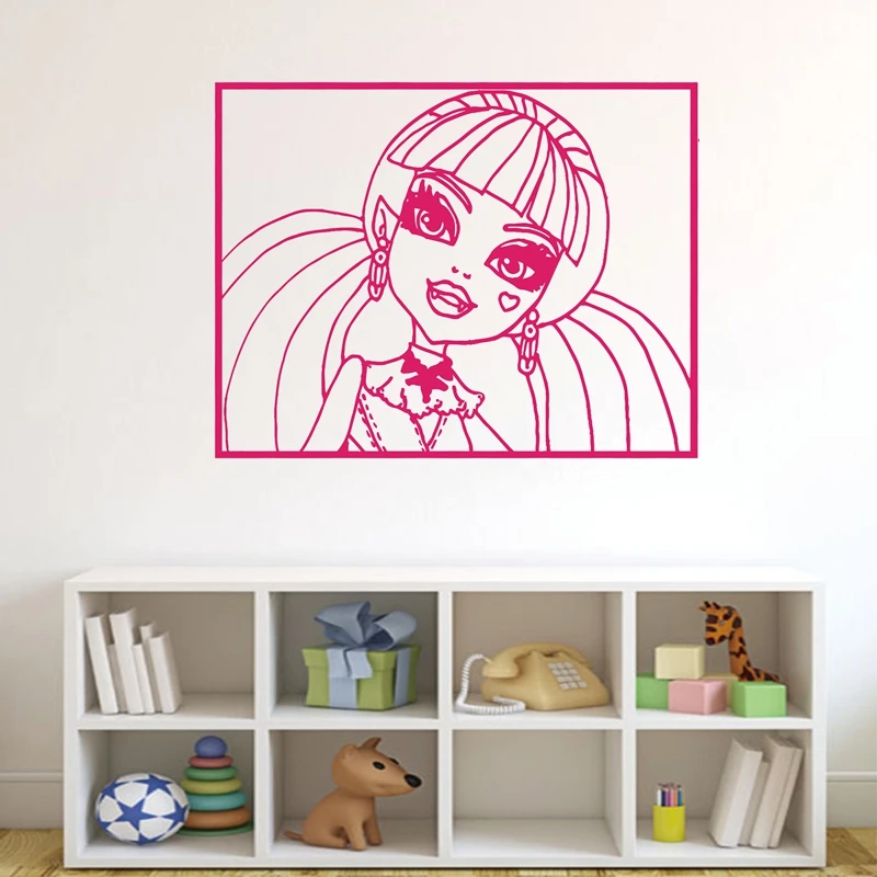 Monster High Draculaura Girls Wall Art Vinyl Decal Home Decor Sticker
