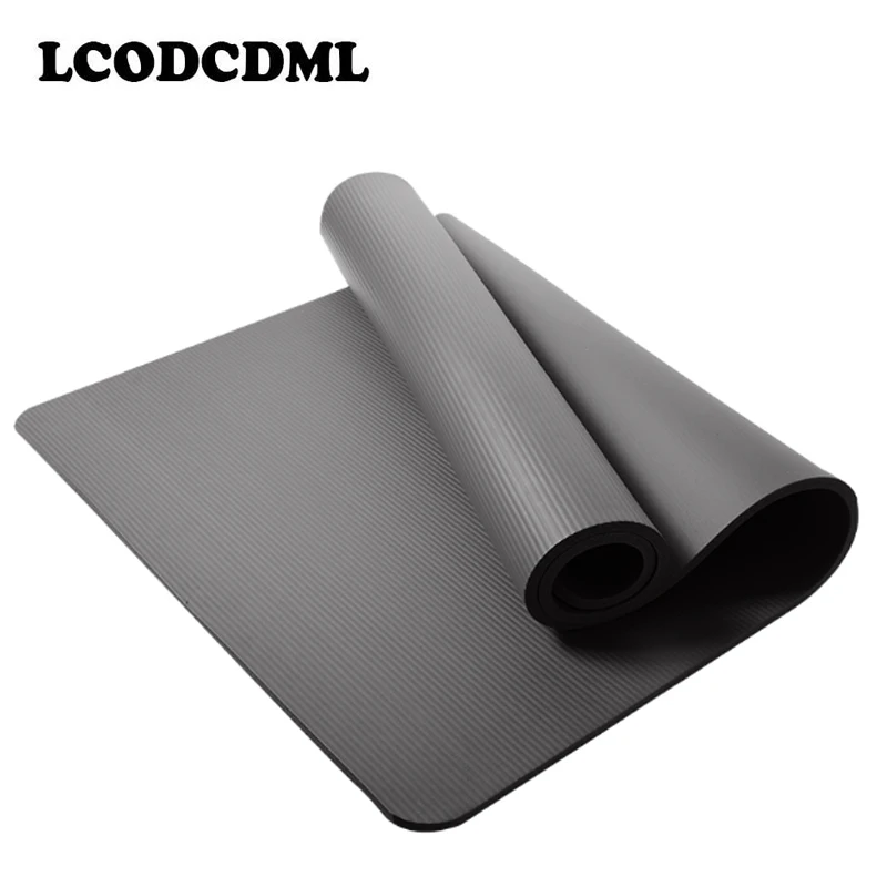 Thickening 15mm men's yoga mat, beginner extended Yoga blanket, widening 90cm sports fitness mat, anti-skid