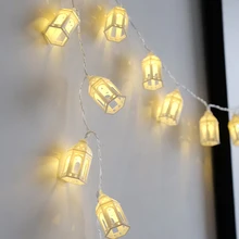 Новинка лампа 1 м/2 м/3 м номер Декор струнные лампы светодиодный гирлянда Пластик гирлянда с домиками светодиодный Свадебная вечеринка Праздничная гирлянда