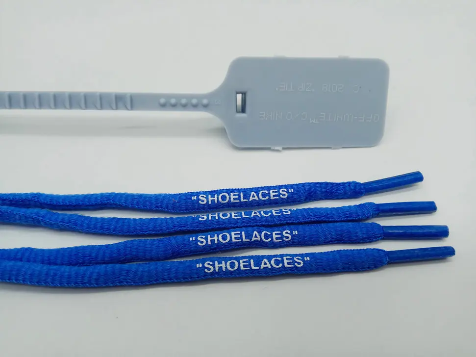 Vierodis синие, фиолетовые, светло-синие, подписанные шнурки, шнурки для белого цвета, шнурки на молнии, шнурки с принтом "шнурки