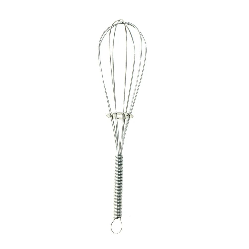 6 Inches Stainless Steel Egg Beater Hand Blender Spiral Wire Whisk
