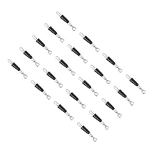 20 шт. номер 12 из нержавеющей стали рыболовный крючок прокатки Вертлюги линии разъем