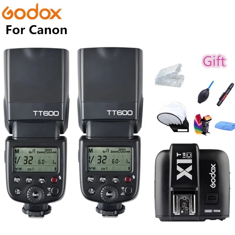 Godox TT600 X1T-C Камера Вспышка Speedlite 2,4 г Беспроводной Master Slave HSS для цифровой однообъективной зеркальной камеры Canon EOS 5D 6D 7D 70D 700D 80D 800D 60D 600D - Цвет: Зеленый