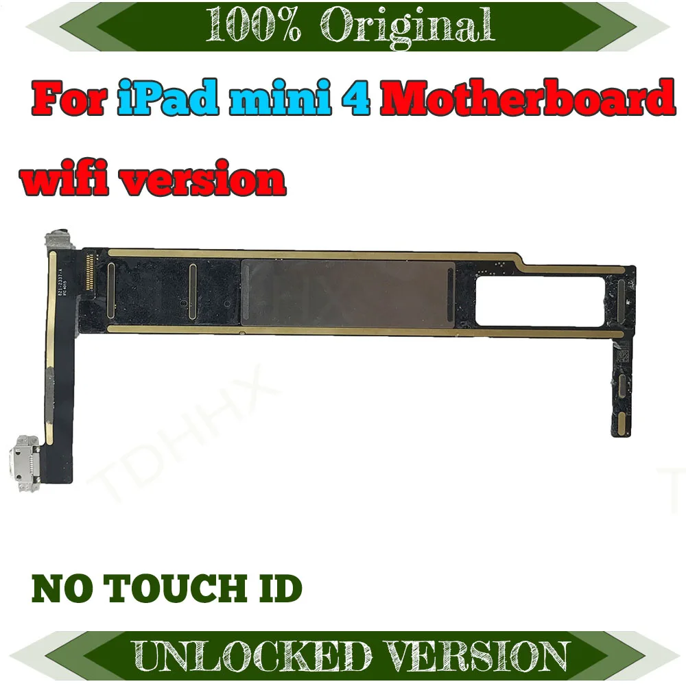 

For Ipad mini 4 replacement mainboard with chips A1538 100% Tested Motherboard For Ipad mini4 Wifi Unlocked logic boards 32GB