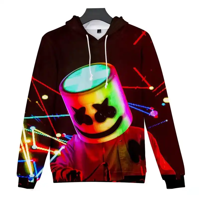 DJ Marshmellow hoodies 8 color ZSQH DJ Marshmello new style Top Cosplay