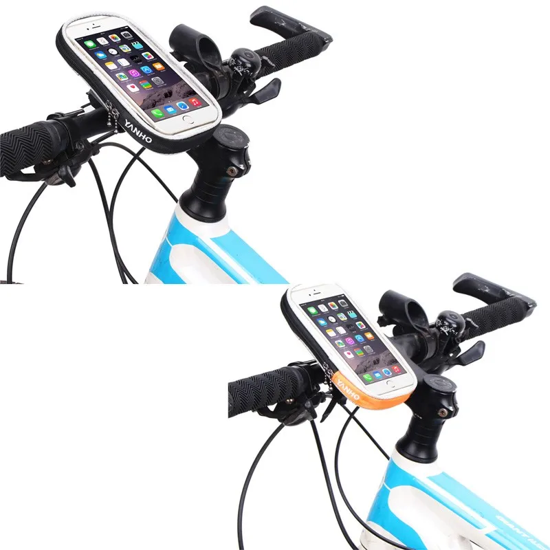 Clearance Bike accessories Motorcycle Cycling Bike Bicycle Holder Front Frame Handlebar Bag Pouch Phone Case For 4.7inch/5.5inch Phone 17