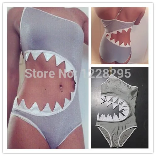 sharkini swimsuit