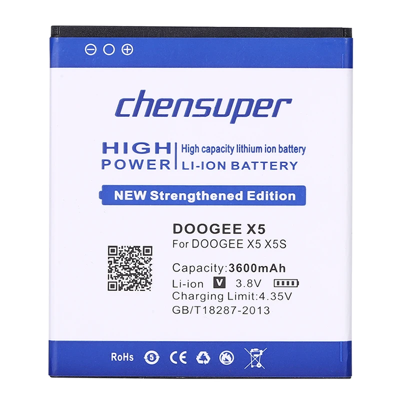 Chensuper 3600 мАч мобильного телефона Батарея Применение Для DOOGEE X5 Для DOOGEE X5S Для DOOGEE X5 Pro Телефон