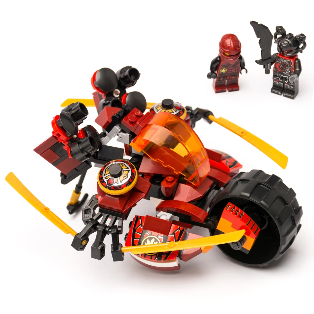 

336pcs 2 in 1 Ninja Kai's Armour Robot Model DIY Building Blocks Enlighten Toys For Kids Compatible Legoinglys Ninjagoes Bricks
