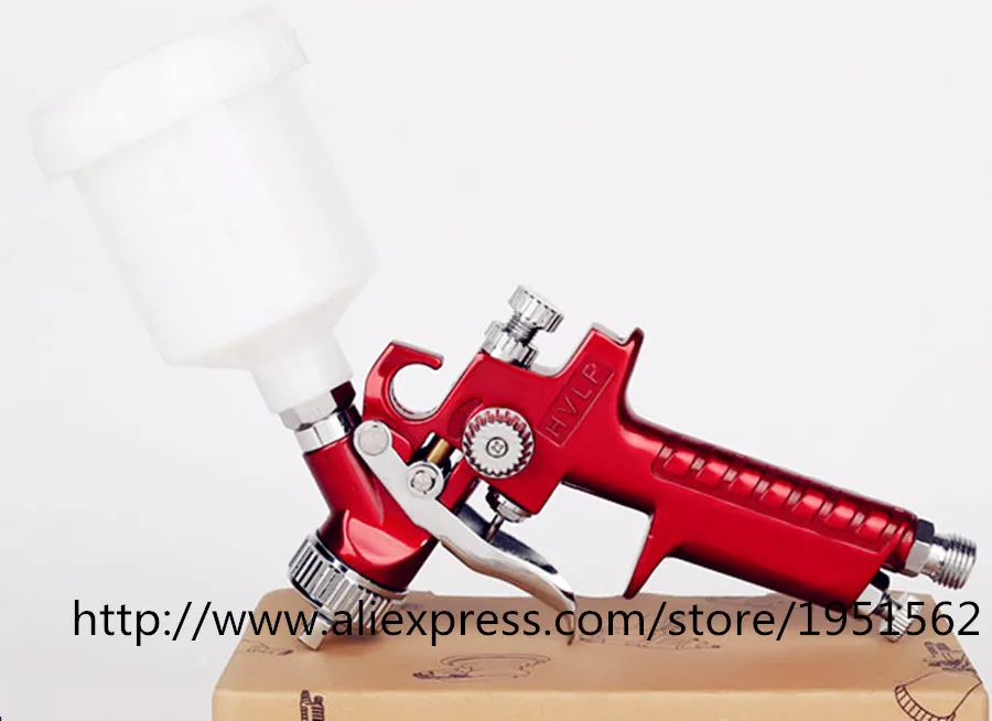

SPRAY GUN HVLP H2000 Mini Professional Spray Paint Gun Set Car Auto Painting Kit capacity 125ml 0.8mm good Atomization