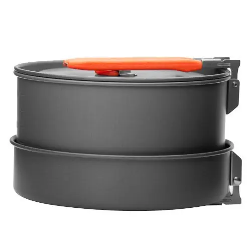 # Fuego Arce 2-3 persona Camping Pot cocinar Picnic juego de utensilios fuego Arce titanium utensilios de cocina de camping al aire libre 630G feast3