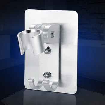

Hand Shower Hook Chromed Polish Shower Seat Solid With Shower Hose Connector Shower Mounting Brackets