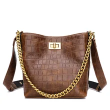 Luxury Brand Small Women Leather Bucket Bag 2019 Mini Shoulder Bags Women Crocodile Crossbody Messenger Bags Ladies Tote Handbag Luxury Brand Small Women Leather Bucket Bag 2019 Mini Shoulder Bags Women Crocodile Crossbody Messenger Bags Ladies Tote Handbag
