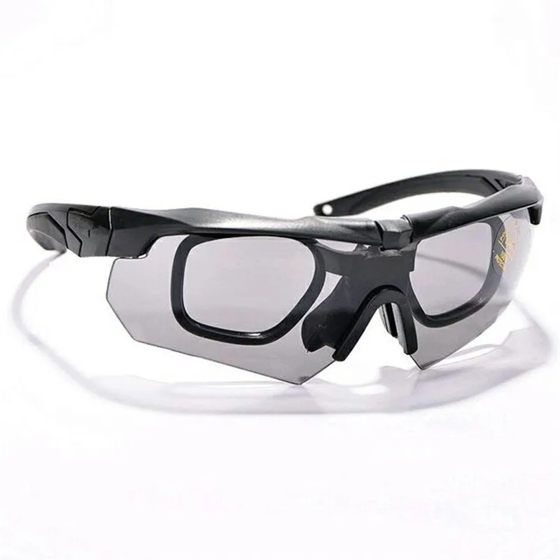 

Sports Sunglasses Men Women Windproof Anti-dust Helmet Cycling Riding Protection Goggles Eyewear Military Tactical Glass