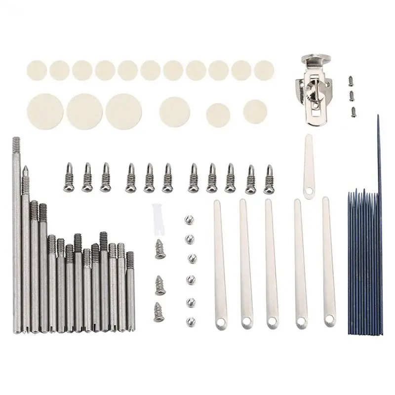 

75Pcs/set Clarinet Repair Tools Clarinet Screw Springs Maintenance Set Instrument Repair Parts Replacement Kit Repairing Tools