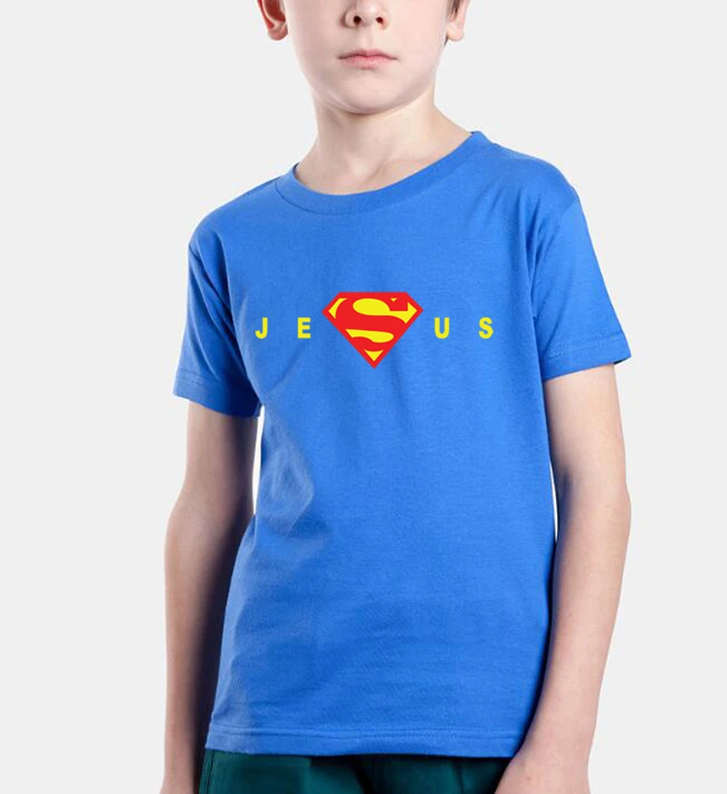 

2018 new fashion t shirts kids brand clothing Super Jesus Christ Homeboy Superstar T Shirt children casual short sleeve boys