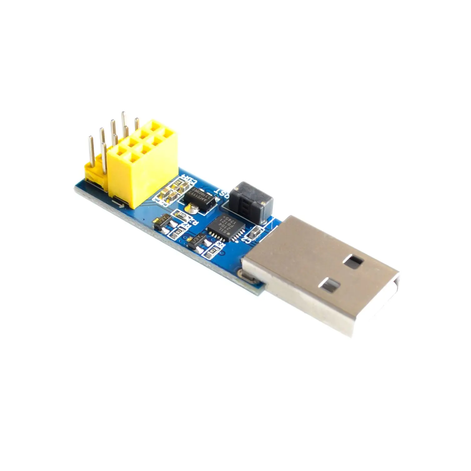 10 шт./лот ESP8266 ESP 01/ESP 01S Wi Fi модуль адаптер для загрузки комплект отладки Arduino IDE USB 01s