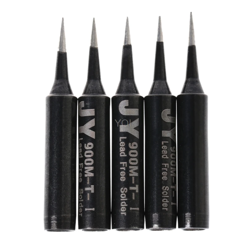 

5 Pcs Lead Free Solder Soldering Tip 900M-T-K For Hakko Saike 936 852d+ 909D ESD