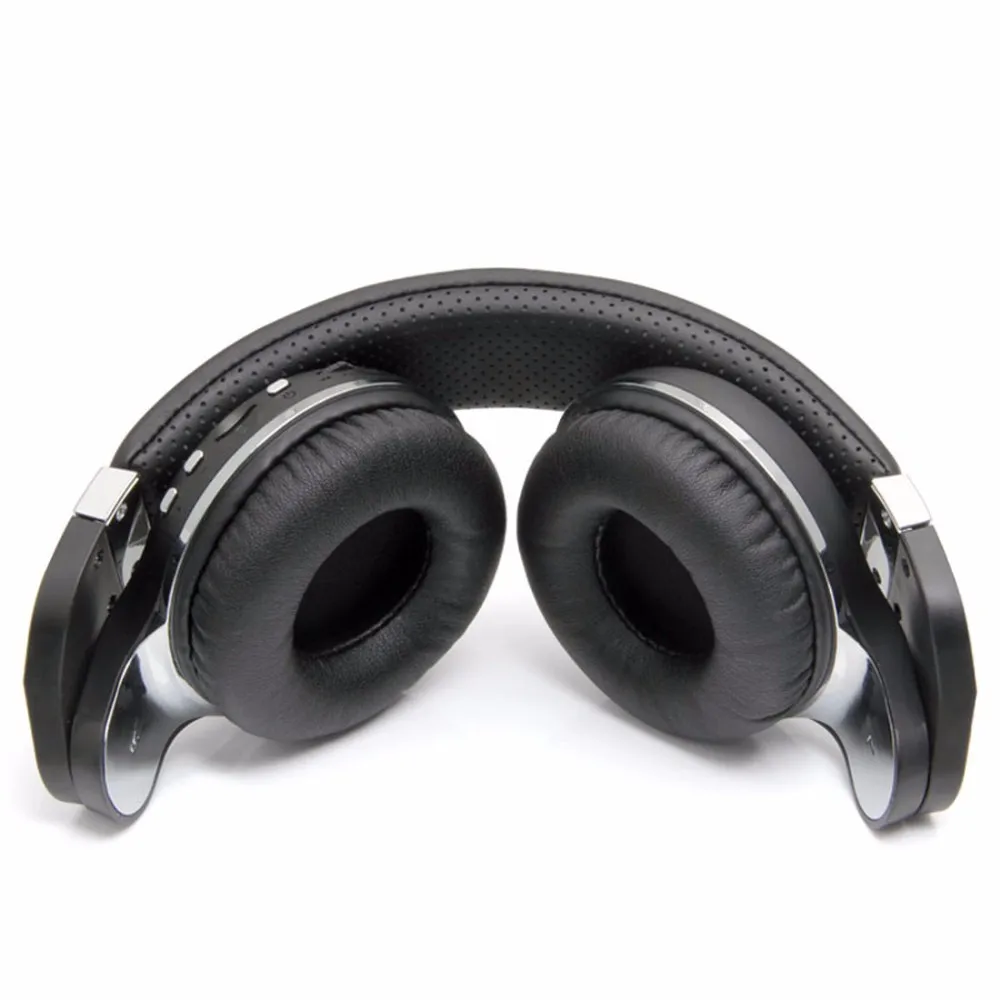 Bluedio T2+ Bluetooth Headphone Over-Ear Wireless Foldable Headphones with Mic BT 4.1 FM Radio SD Card Headset
