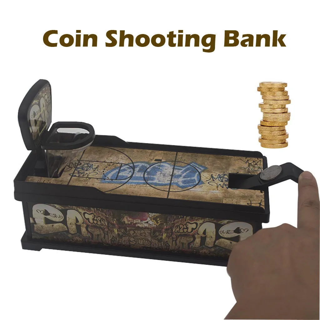 HIINST Coin Shot Bank декомпрессия DIY настольная игра в баскетбол Интерактивная приятно удивленная Dec27