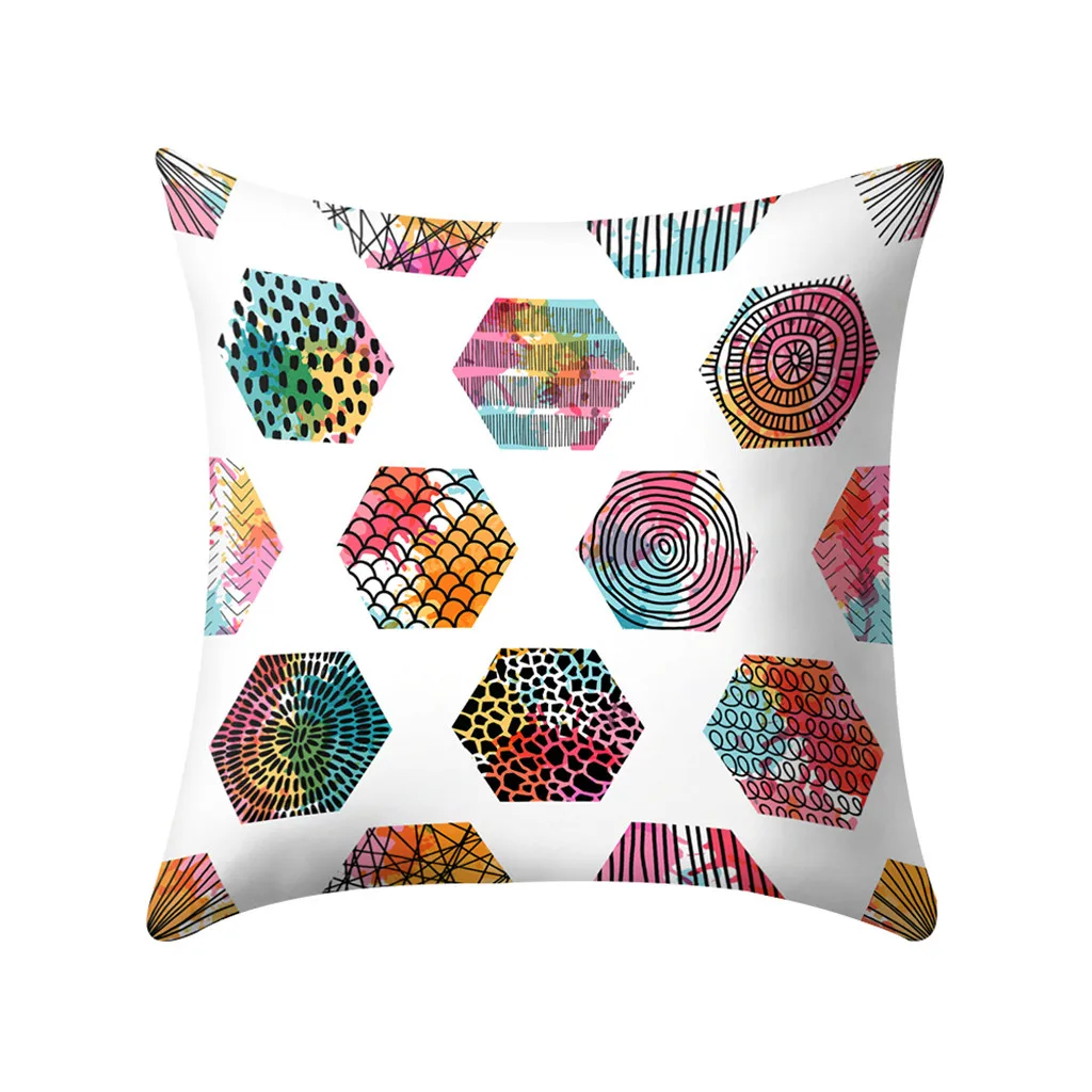 High Quality Cushion Print Pillow Cozy Polyester Sofa Car Cushion Home Decor 45 X 45cm cushions cojines decorativos para sofá