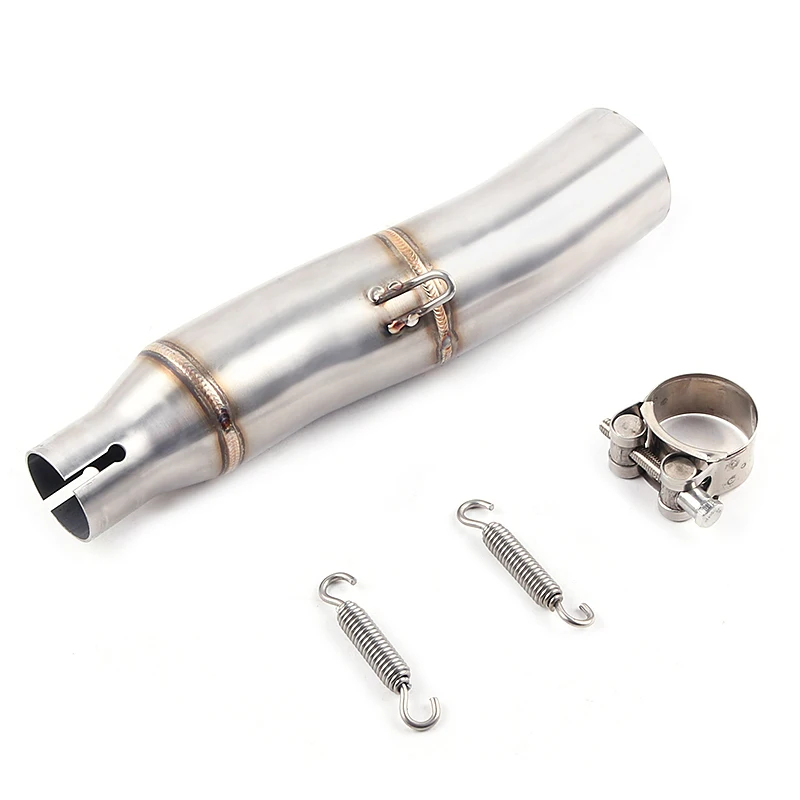 Llena de la motocicleta sistema de Escape silenciador de Escape antideslizante para YAMAHA XG250 XT250 modificado póngase en contacto con medio tubo adaptador de conexión