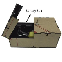 Free shipping Useless Box DIY Kit Useless Machine Birthday Gift Toy Geek Gadget gags Joke Broad game Tricky toys Fun Office Home