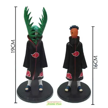 

5 Set/lot Naruto Figure Doll Toys Zetsu 2pcs/set PVC 16-19CM