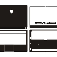 KH защита для ноутбука углеродного волокна крокодил змеиной кожи кожаная наклейка для ухода за кожей кожного покрова MSI GS65 15,6 дюйма