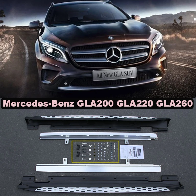 Us 2100 30 Offrunning Boards Side Step Bar Pedals For Mercedes Benz X156 Gla180 Gla200 Gla260 Gla300 2015 2016 2017 2018 2019 High Quality Brand