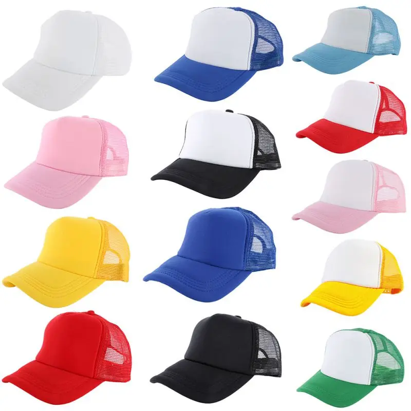 colorful trucker hats