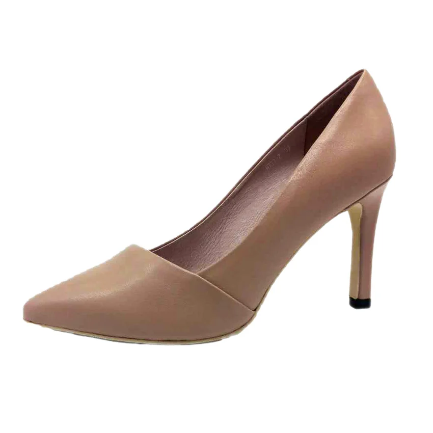 

women pump shoes fashion office Ladies leather shoes dress leather shoes luxury pumps sapato feminino lady genuine leatherspump