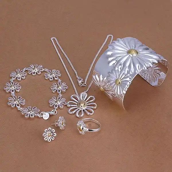 Significado estante Radioactivo S314 venta al por mayor, envío gratis, conjuntos de joyas de plata, 925 encantos de plata esterlina, anillo de crisantemo de moda, pendientes, brazalete, pulsera|silver jewelry set|fashion jewelry setjewelry sets - AliExpress Significado estante Radioactivo S314 venta al por mayor, envío gratis, conjuntos de joyas de plata, 925 encantos de plata esterlina, anillo de crisantemo de moda, pendientes, brazalete, pulsera|silver jewelry set|fashion jewelry setjewelry sets - AliExpress