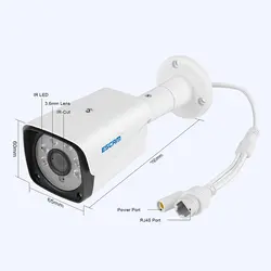 ESCAM QH002 HD 1080 P IP Камера ONVIF H.265 P2P открытый Водонепроницаемый ИК Bullet с Smart анализ Функция видеонаблюдения