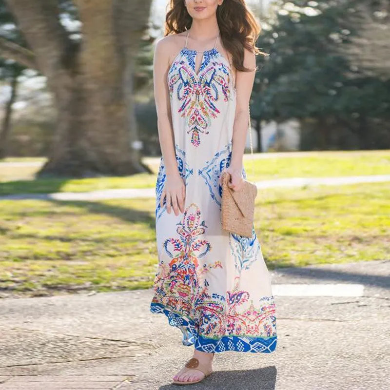 2016 Newest Summer font b Women b font Floral Print Chiffon font b Dress b font 2016 Newest Summer font b Women b font Floral Print Chiffon font b Dress b font
