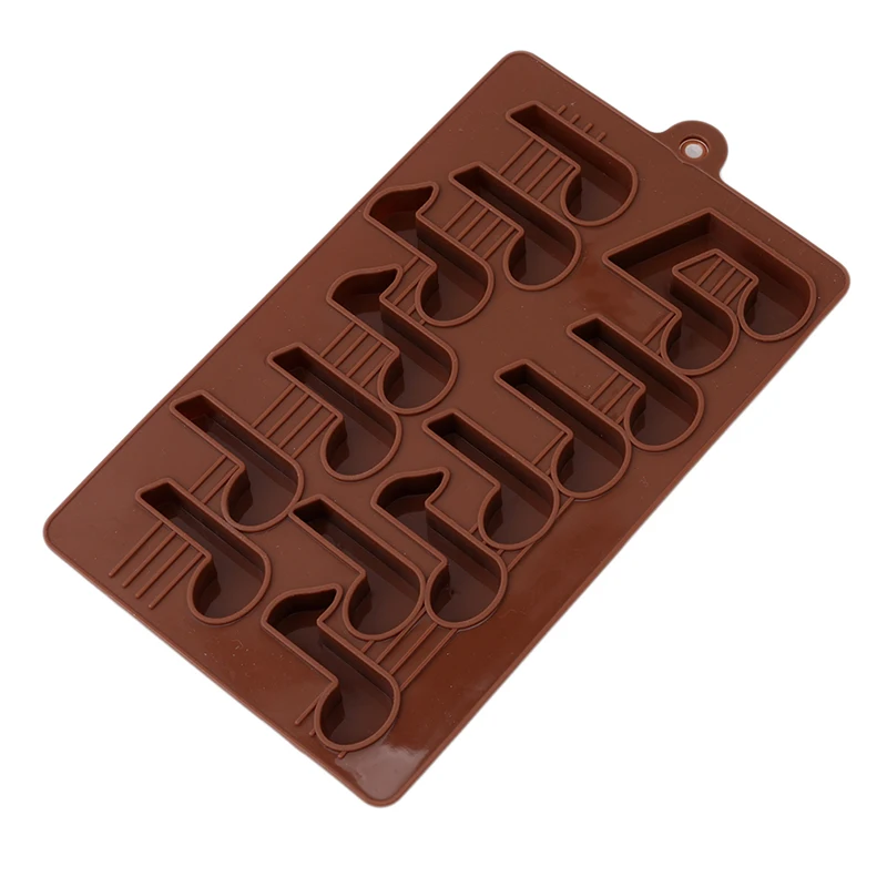 Creative Music Notes Shape Silicone Mold Jelly Chocolate Soap Ice Cube Moulds Cake Decorating DIY Kitchen Baking Tools 893372 | Дом и сад