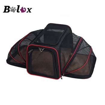

Dog Handbag Portable Expandable Pet Carrier Large Capacity Outdoor Breathable Shoulder Bag for Dog Travel Cage Puppy Carrier Bag