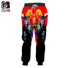 OGKB Весна Осень Зима повседневные штаны для бега мужские забавные аниме 3d принт отряд самоубийц спортивные штаны Джокер клоун спортивные штаны